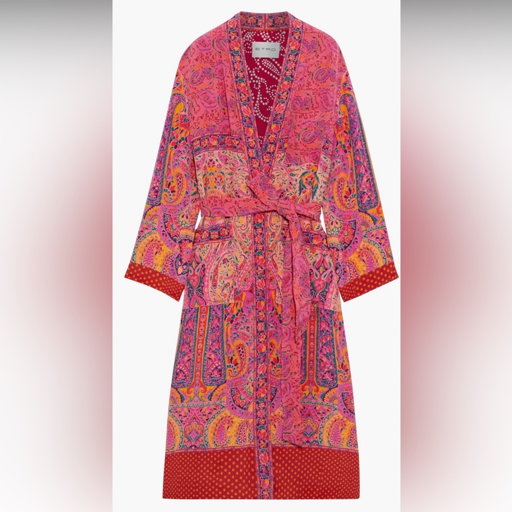 ETRO silk kimono
